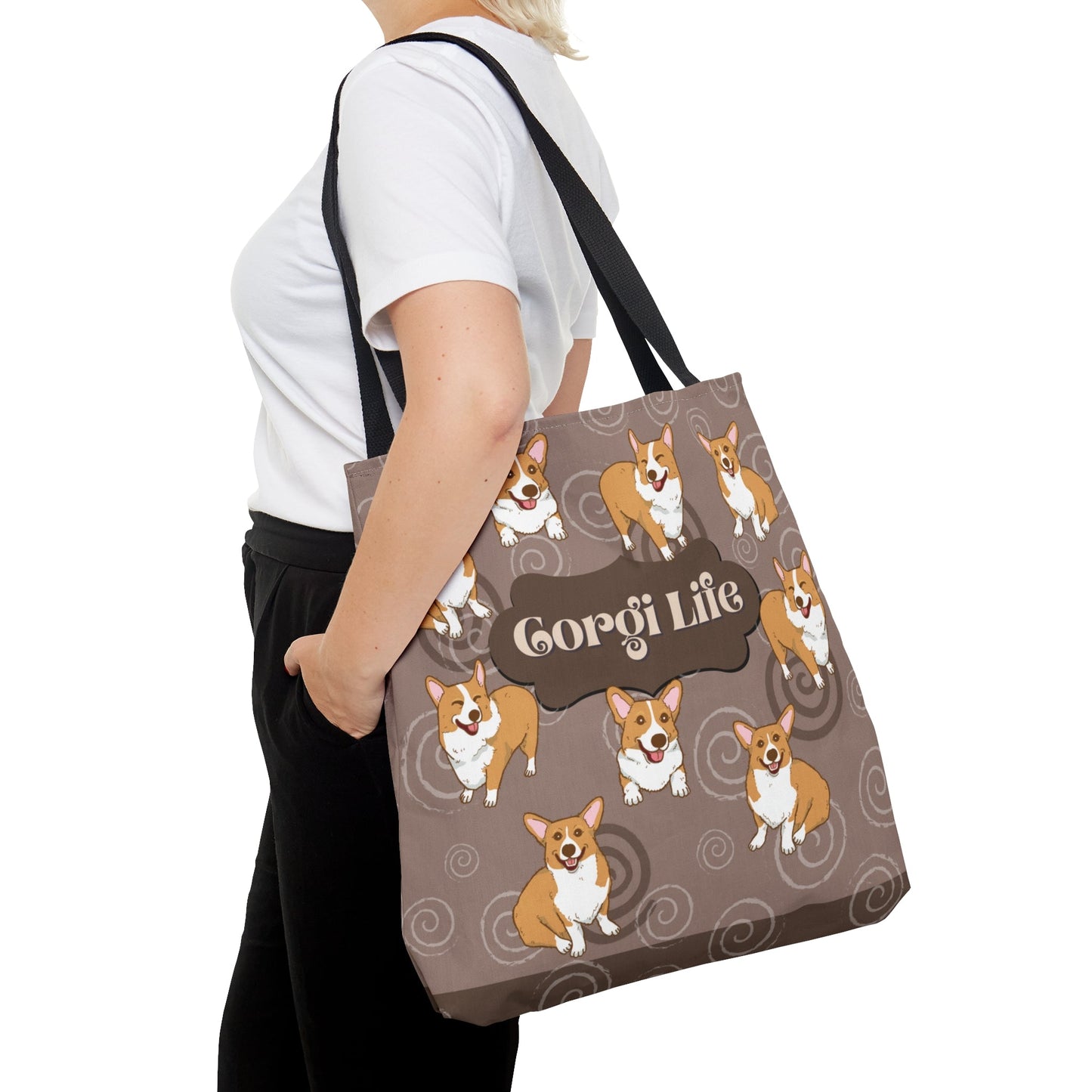 Corgi Tote Atlas Wanderlust