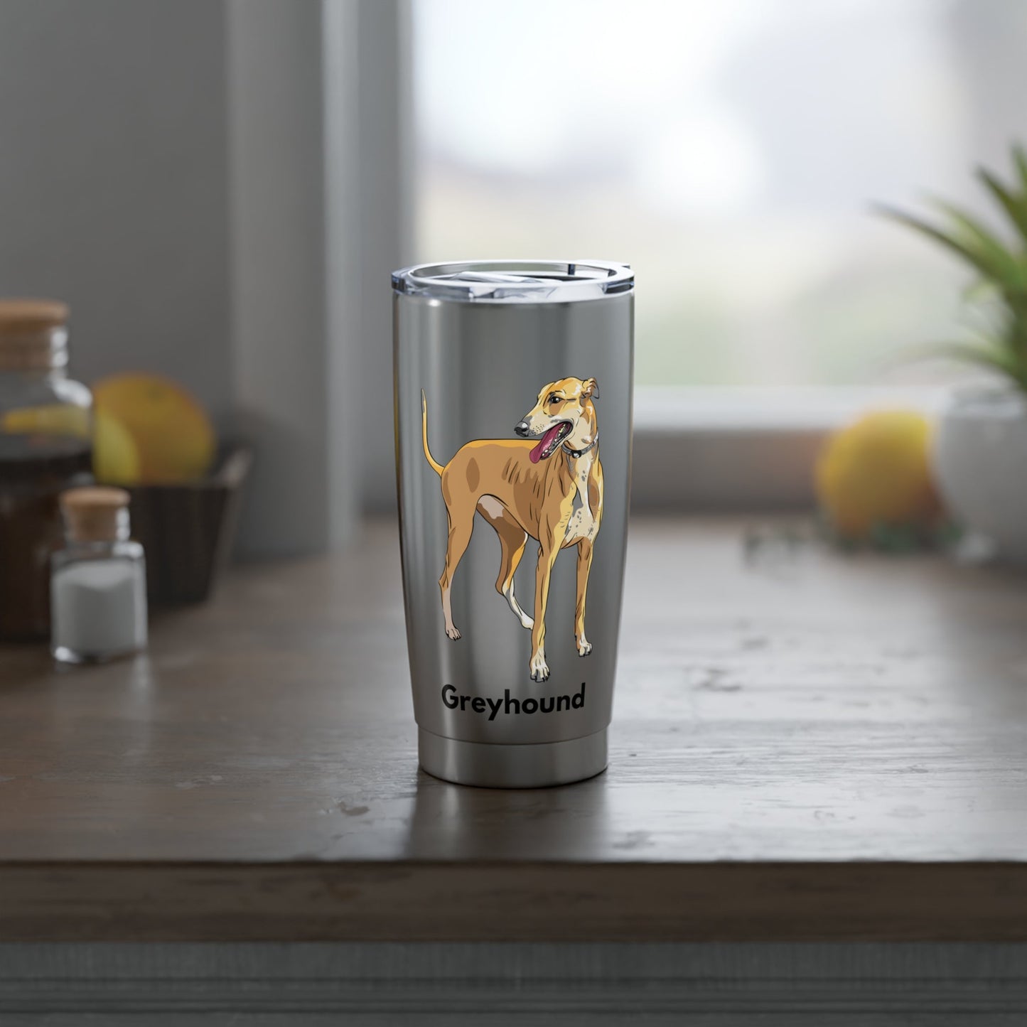 Greyhound 20oz tumbler Stainless Steel Atlas Wanderlust