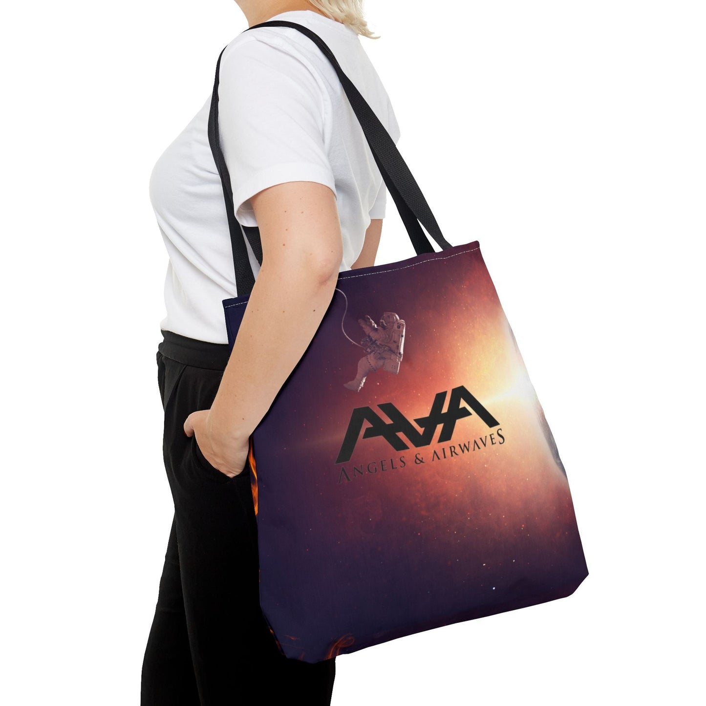 Angles and Airwaves Tote, Spread Hope Like Fire AVA Atlas Wanderlust