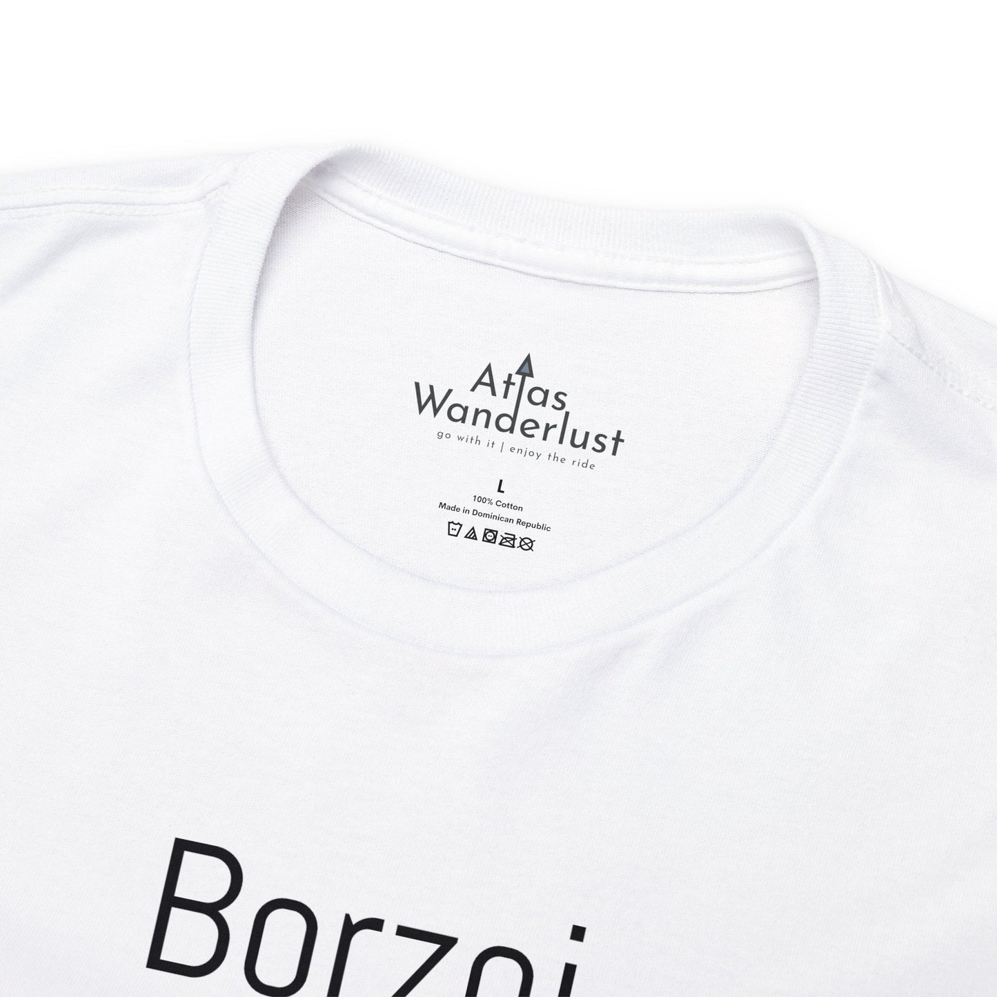 Borzoi T-Shirt, European Hound Tee Atlas Wanderlust