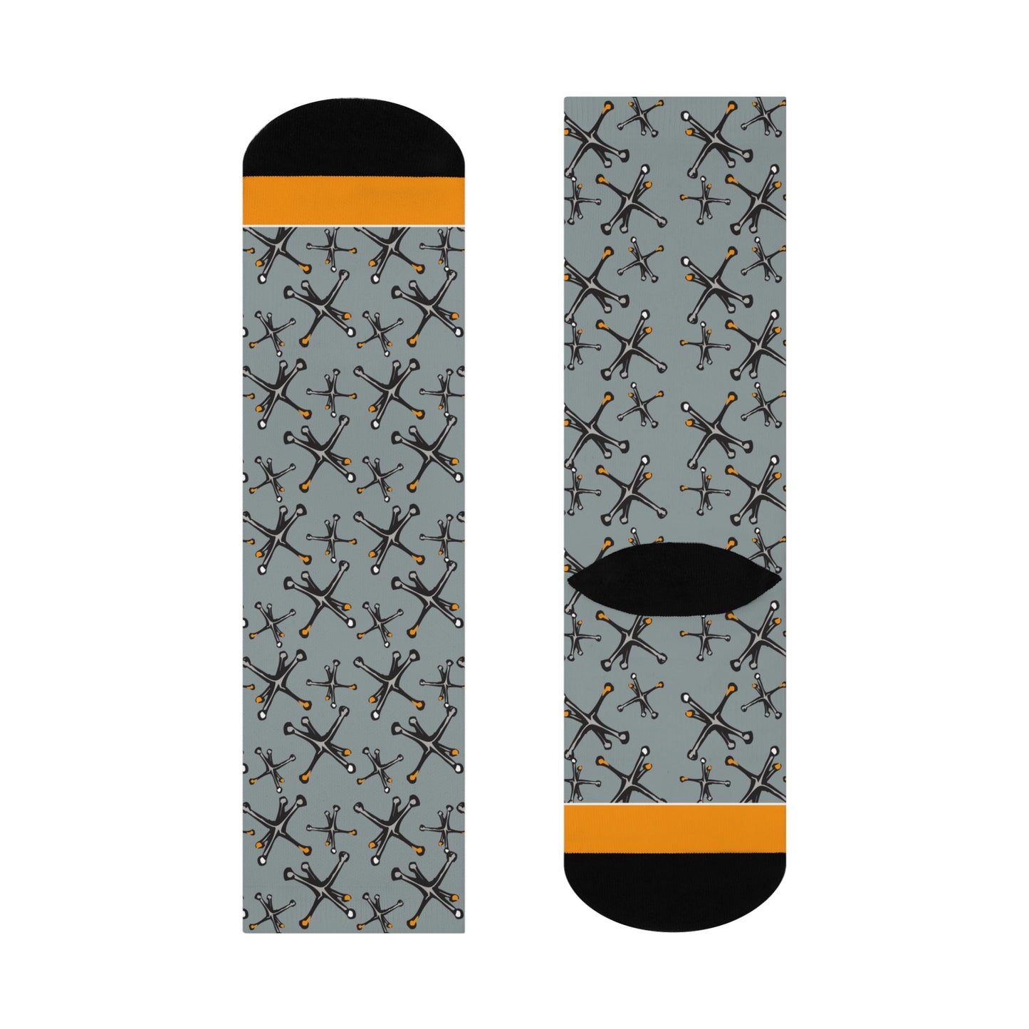 Jacks Socks Let’s Play! Unisex Adult Stretchy Mid Calf Original Atlas Wanderlust