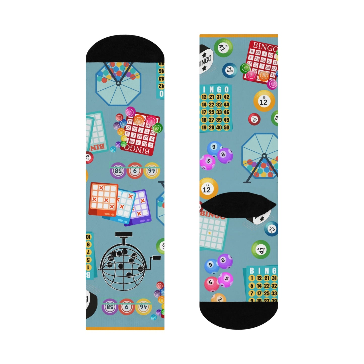 Bingo Socks Game Fun Unisex Adult Stretchy Mid Calf Original Atlas Wanderlust