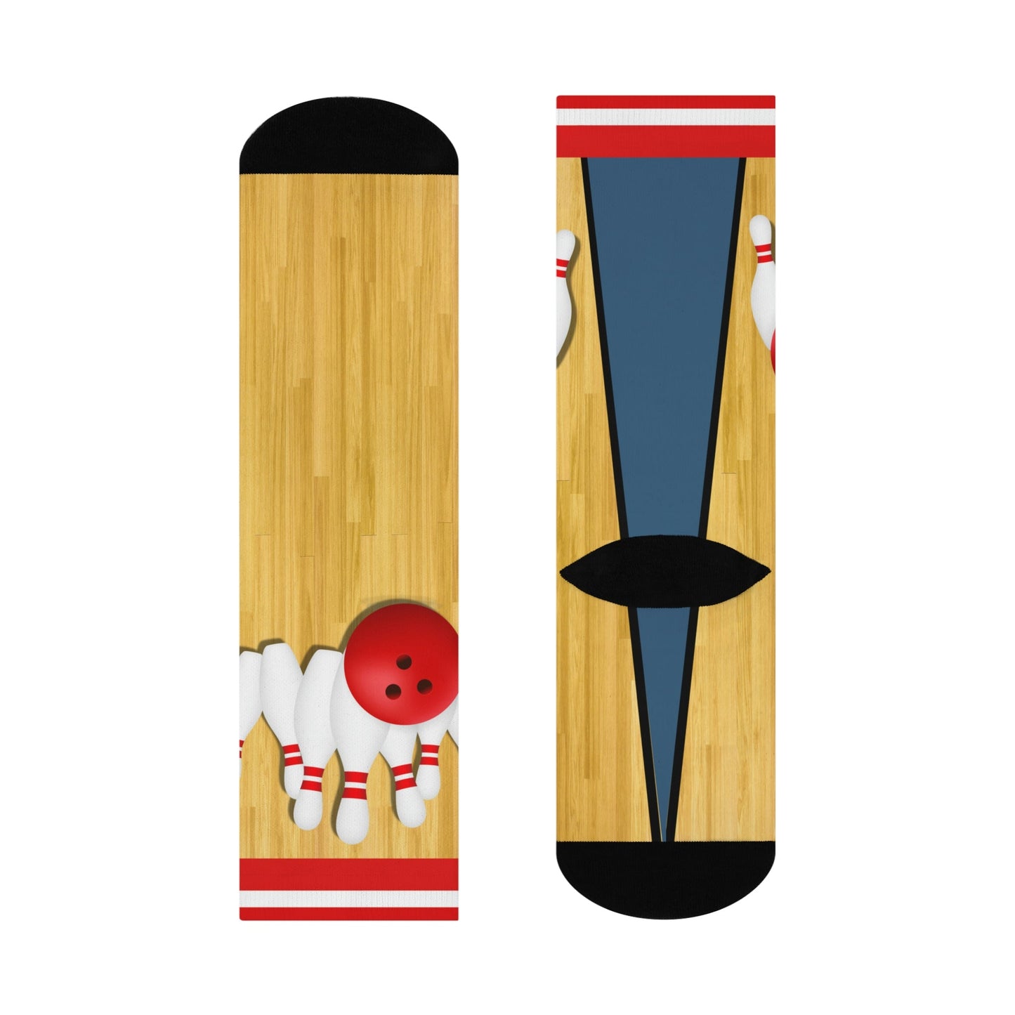 Bowling Socks Strike! Unisex Adult Stretchy Mid Calf Original Atlas Wanderlust