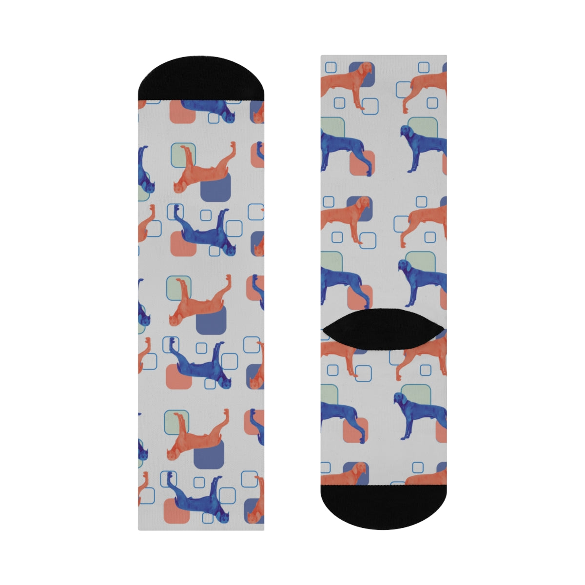 Weimaraner Crew Socks! Weime socks with a pop-art design, colorful, fun! great gift! - The Dapper Dogg