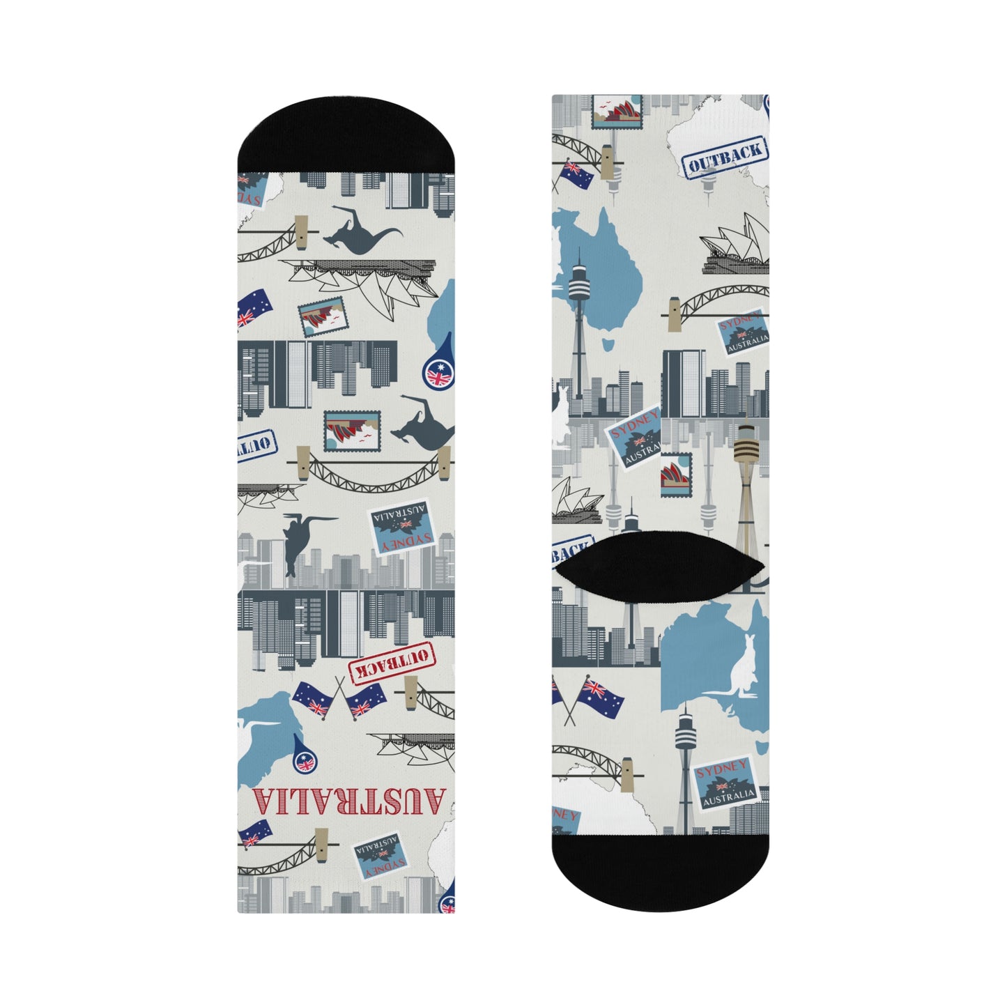 Australian Flag Socks