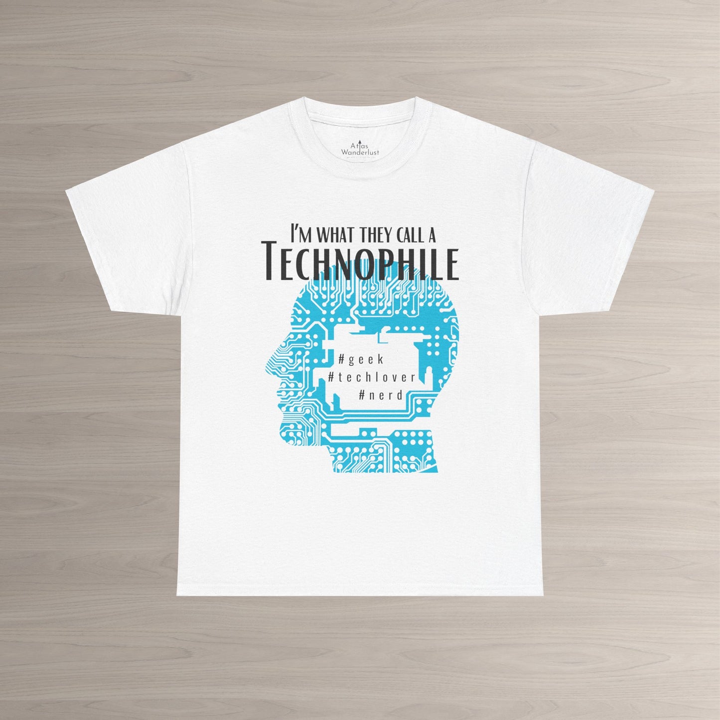 Technophile unisex short sleeve shirt for tech lovers and geeks with modern design