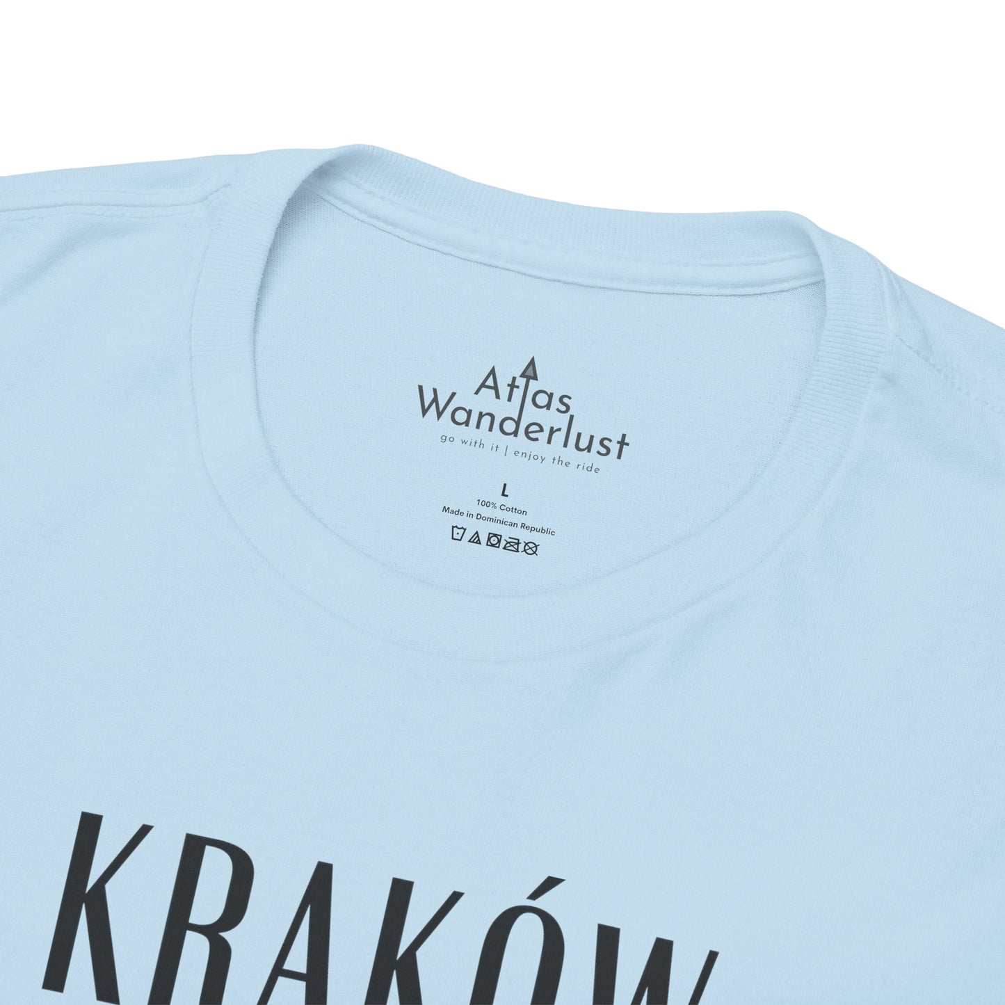 Krakow, Poland Coordinates T-Shirt Unisex Atlas Wanderlust