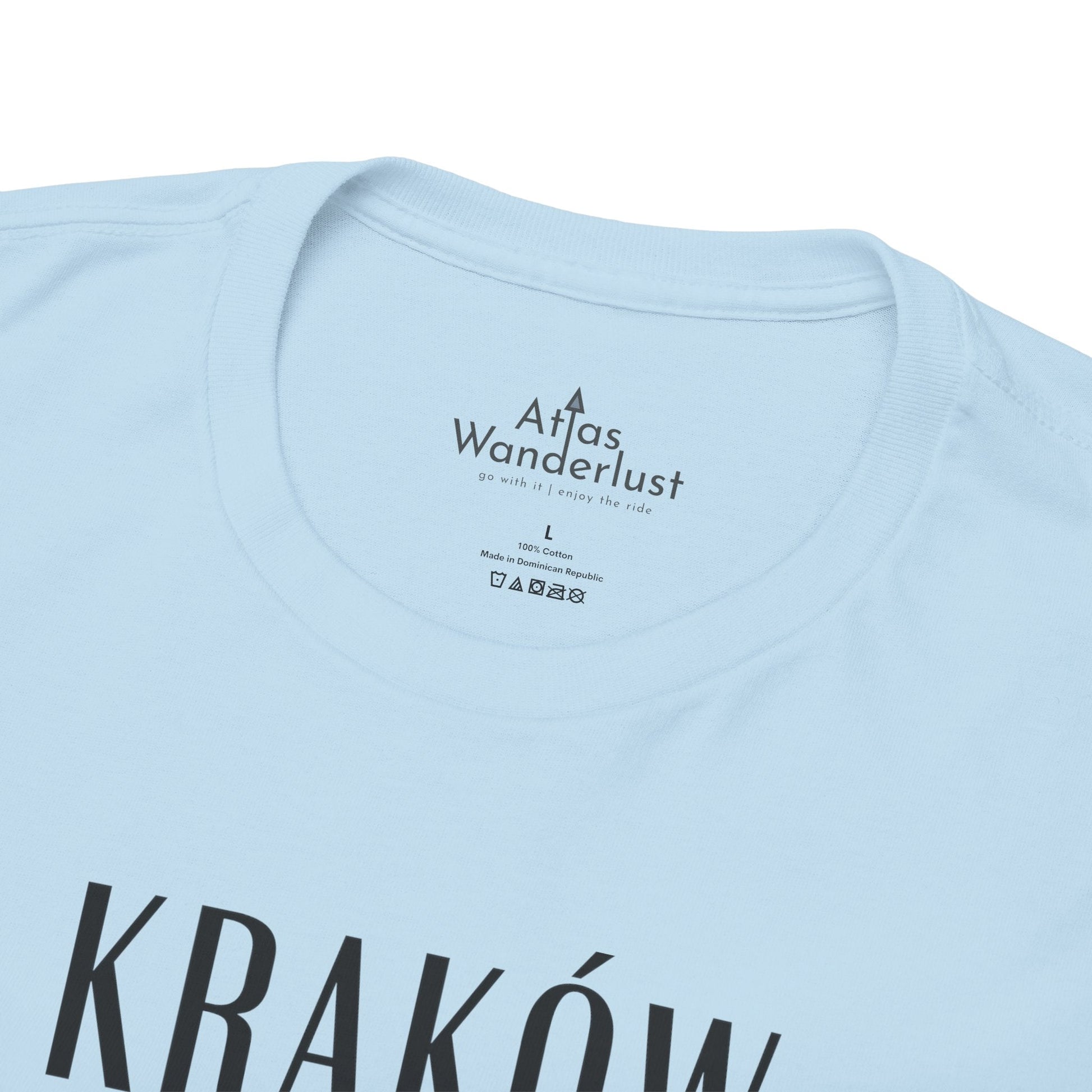 Krakow, Poland Coordinates T-Shirt Unisex Atlas Wanderlust