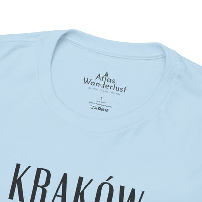 Krakow, Poland Coordinates T-Shirt Unisex Atlas Wanderlust
