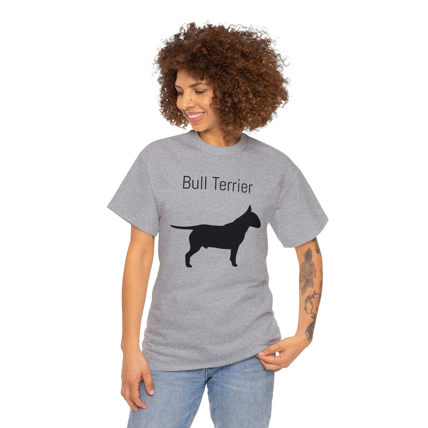Bull Terrier T-Shirt, Bully Silhouette Tee Atlas Wanderlust