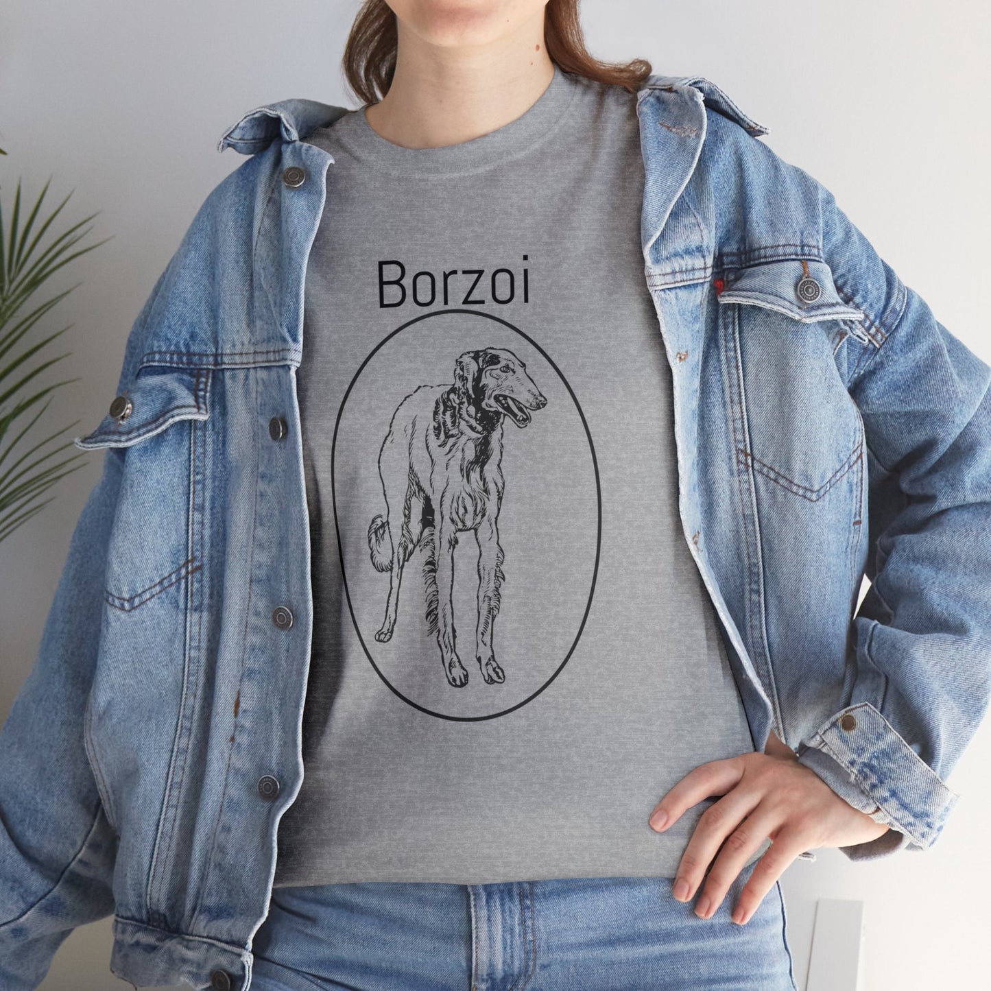 Borzoi T-Shirt, European Hound Tee Atlas Wanderlust