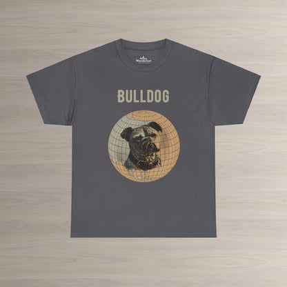 French BulldogT-Shirt, Old-World Map Tee Atlas Wanderlust