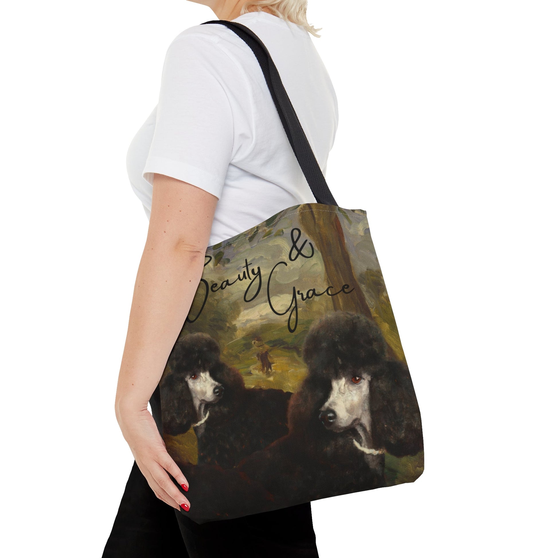 Poodle Tote, Renoir Style Atlas Wanderlust