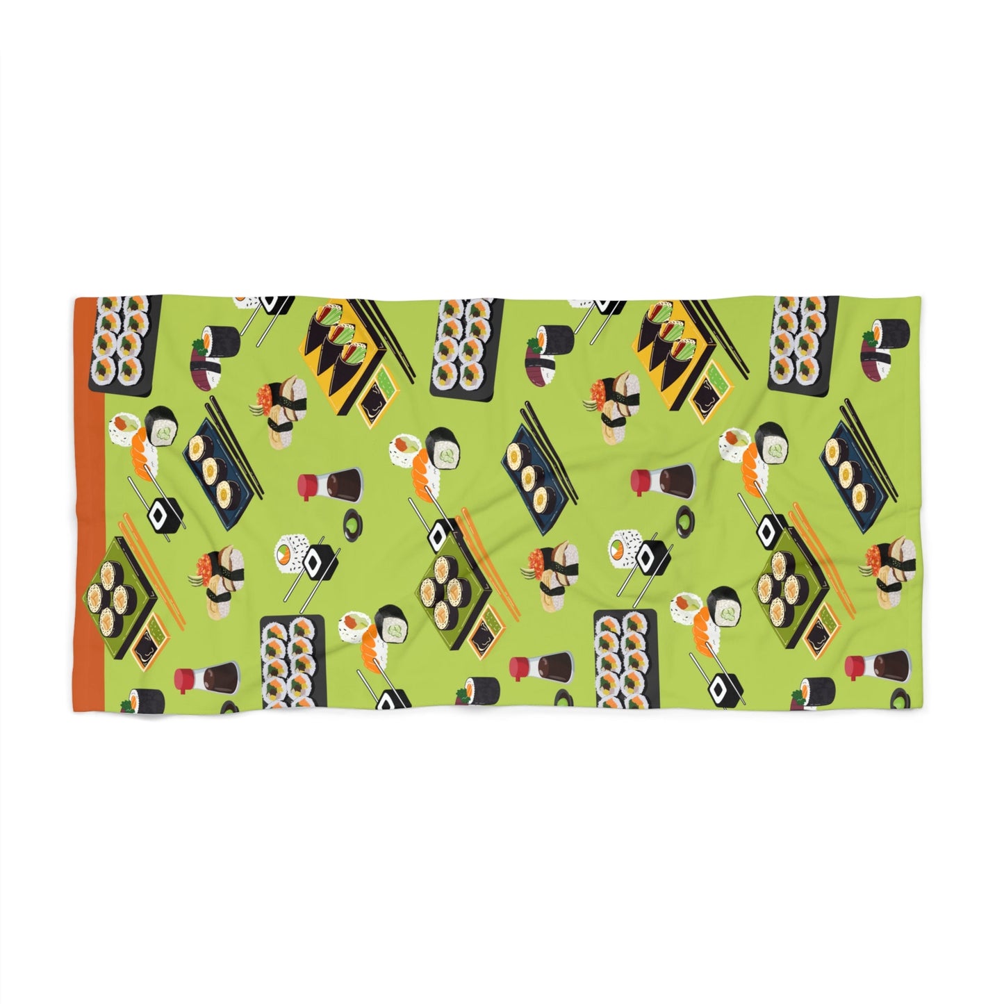 Sushi Beach Towel Atlas Wanderlust