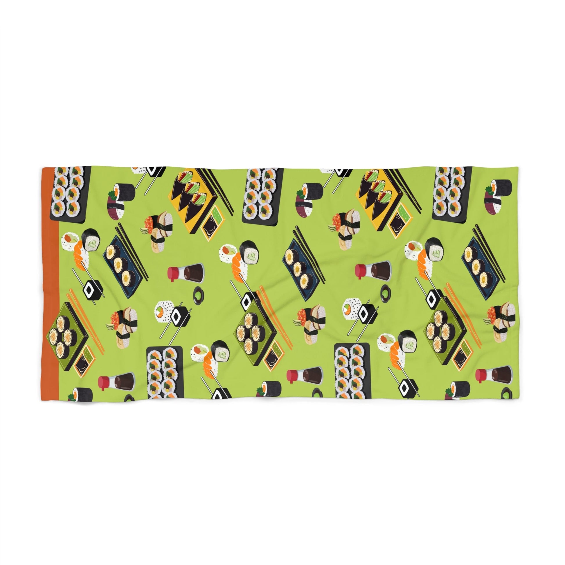 Sushi Beach Towel Atlas Wanderlust