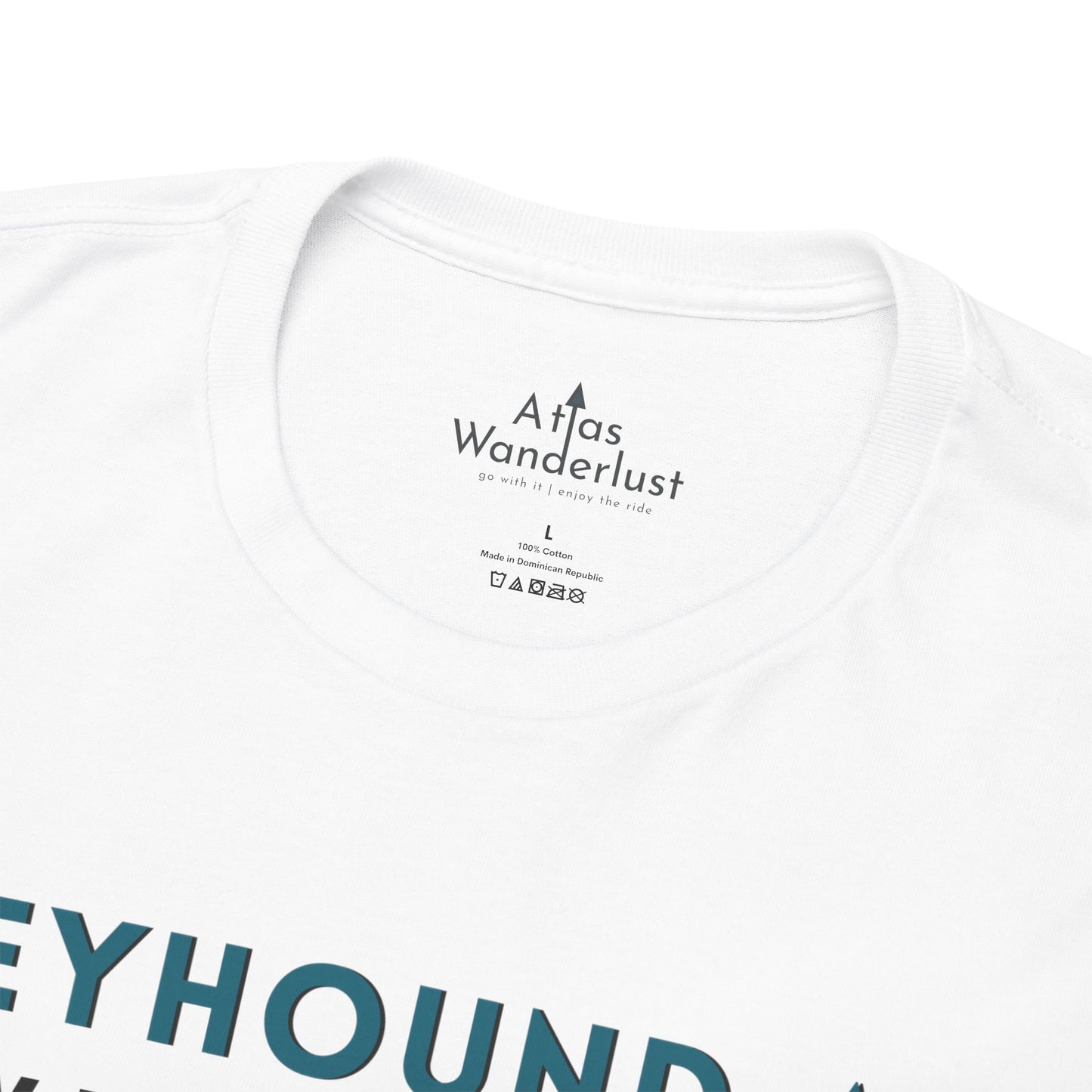 Greyhound Air short sleeve unisex shirt featuring New Zealand to USA greyhound rescue aviation design