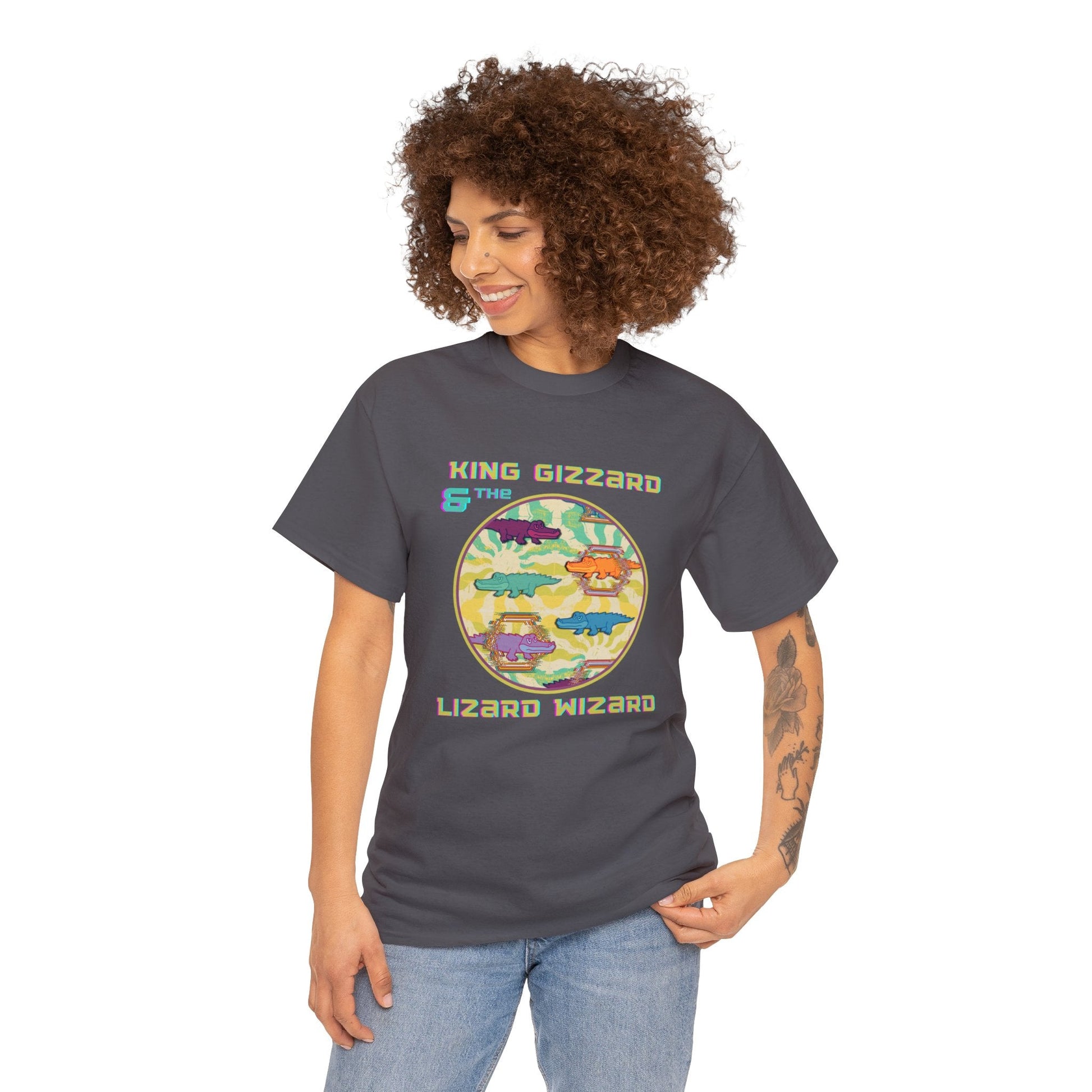 King Gizzard & Wizard Lizard T-Shirt, KGLW Alligator Atlas Wanderlust