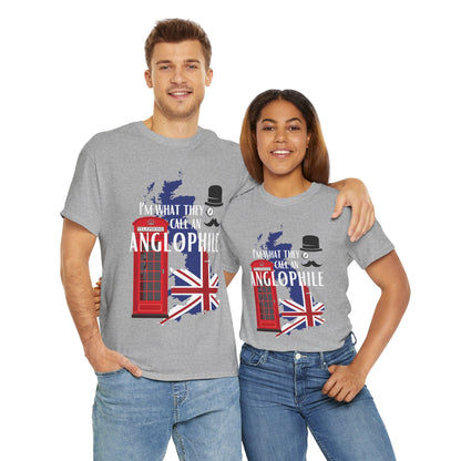 Anglophile unisex short sleeve shirt featuring London England inspired classic fit design
