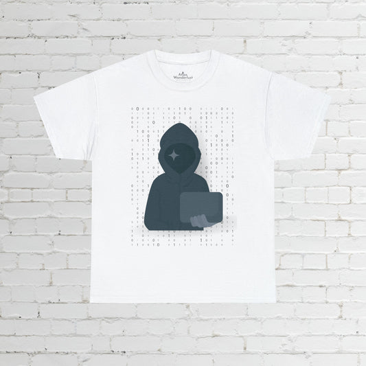 Hacker Tee! Unisex, Binary Numbers, Cyber Security Tee Atlas Wanderlust