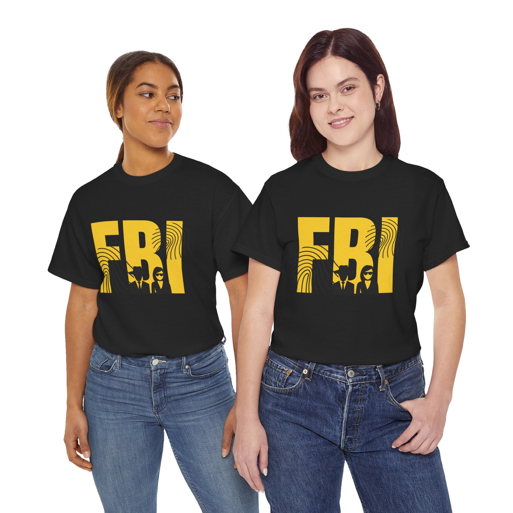 FBI criminal justice unisex black short sleeve shirt for law enforcement supporters