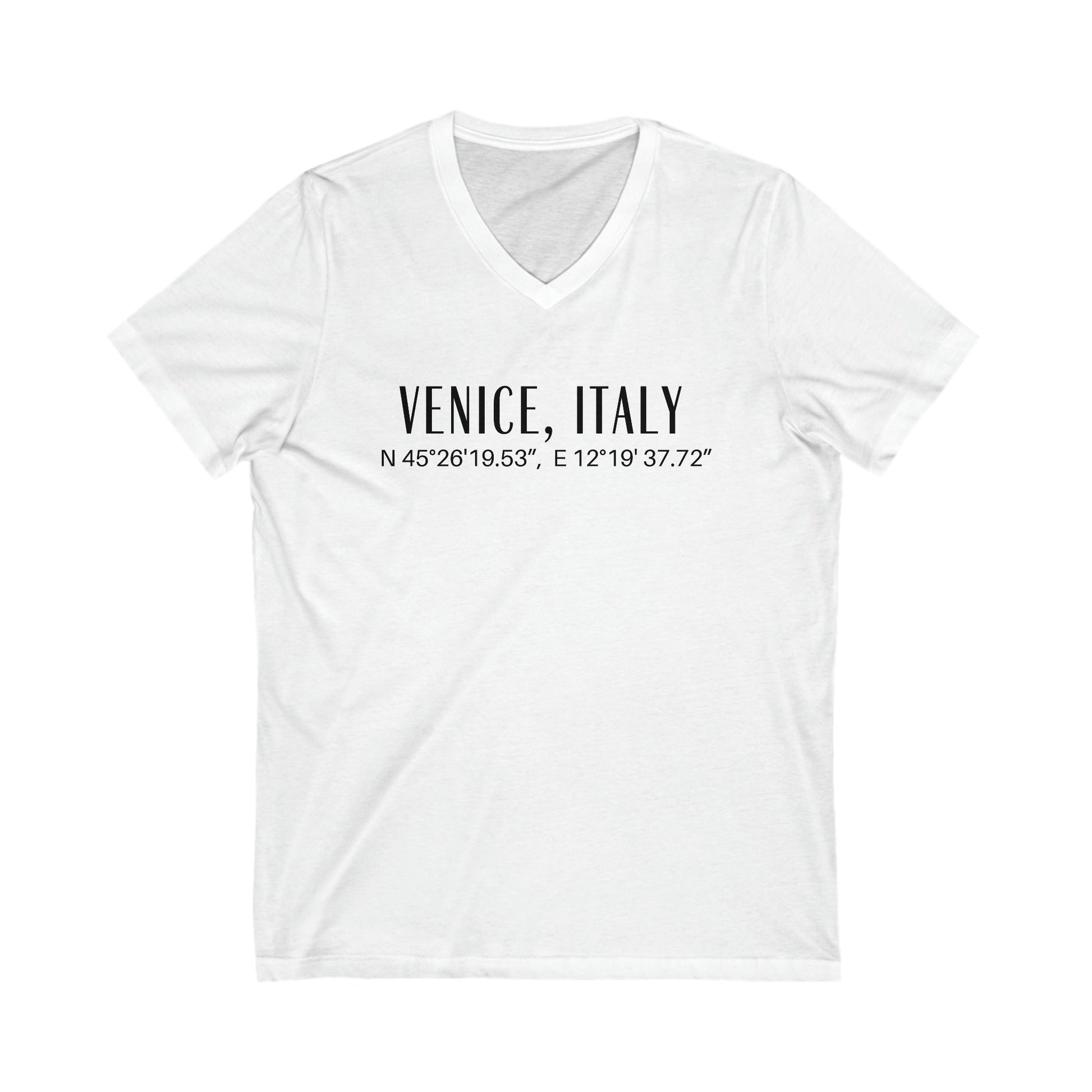 Venice, Italy Coordinates V-Tee Atlas Wanderlust