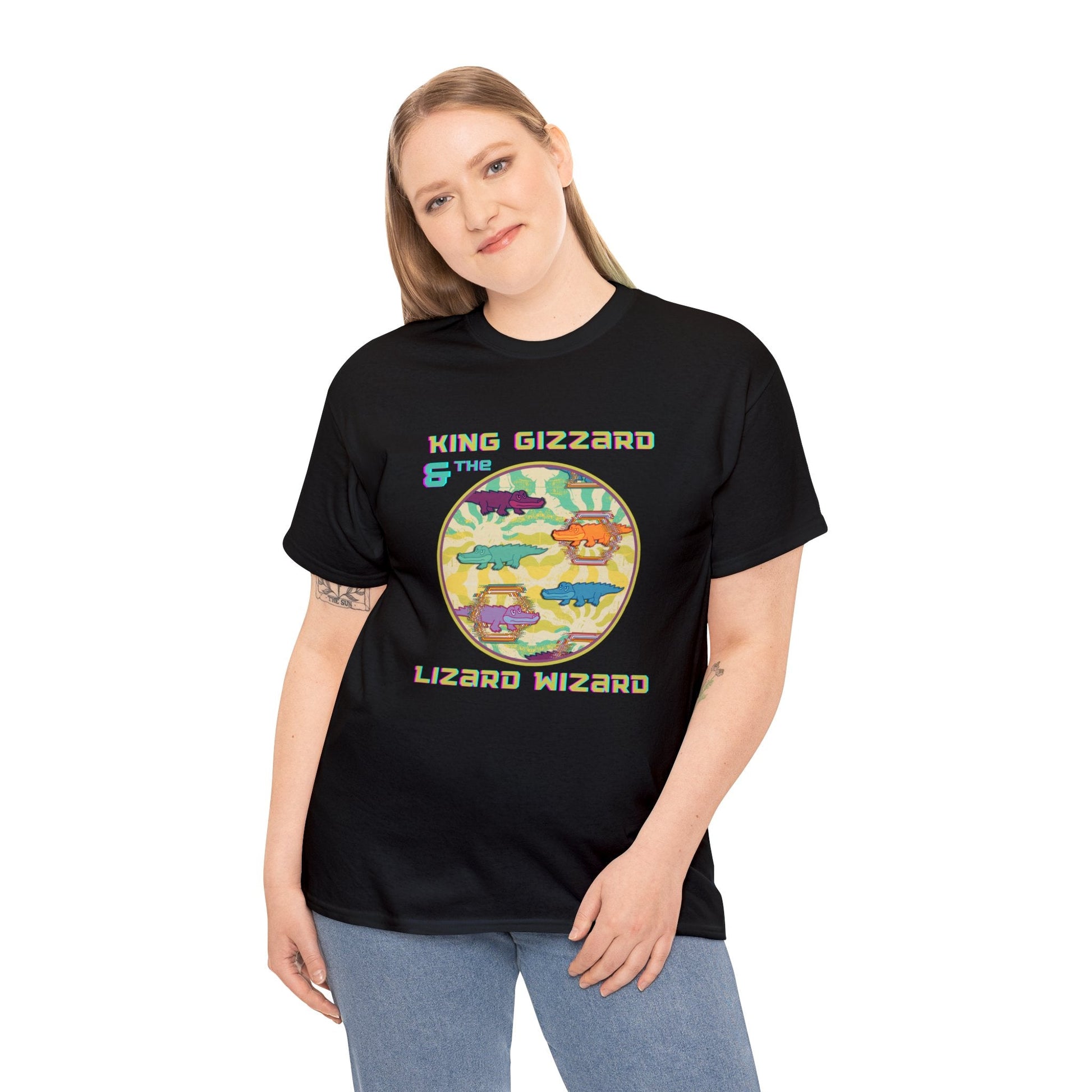 King Gizzard & Wizard Lizard T-Shirt, KGLW Alligator Atlas Wanderlust