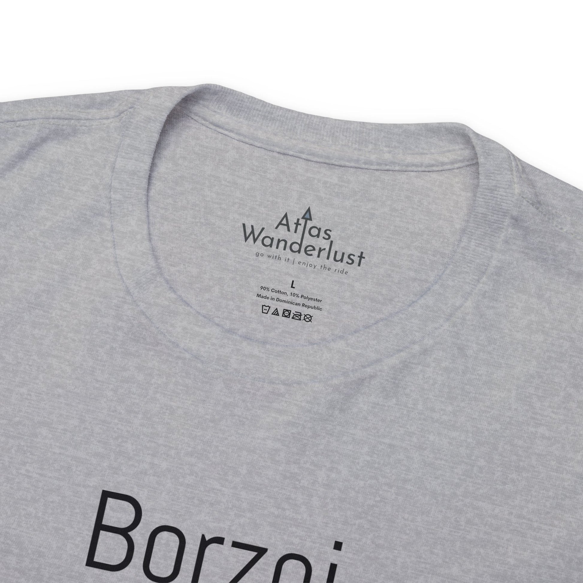 Borzoi T-Shirt, European Hound Tee Atlas Wanderlust