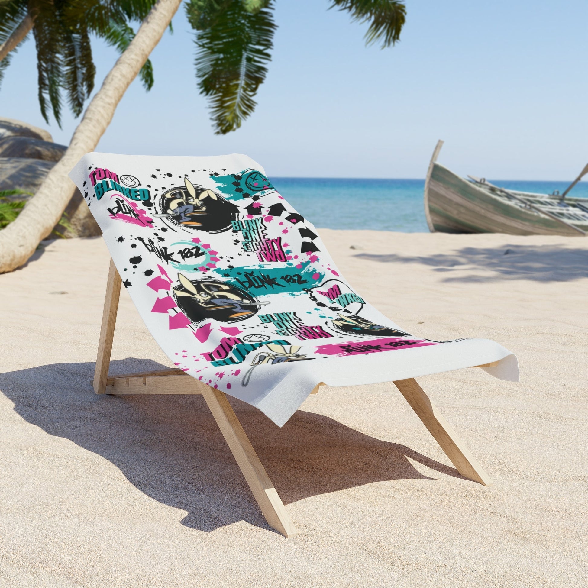 Blink 182 Beach Towel Atlas Wanderlust
