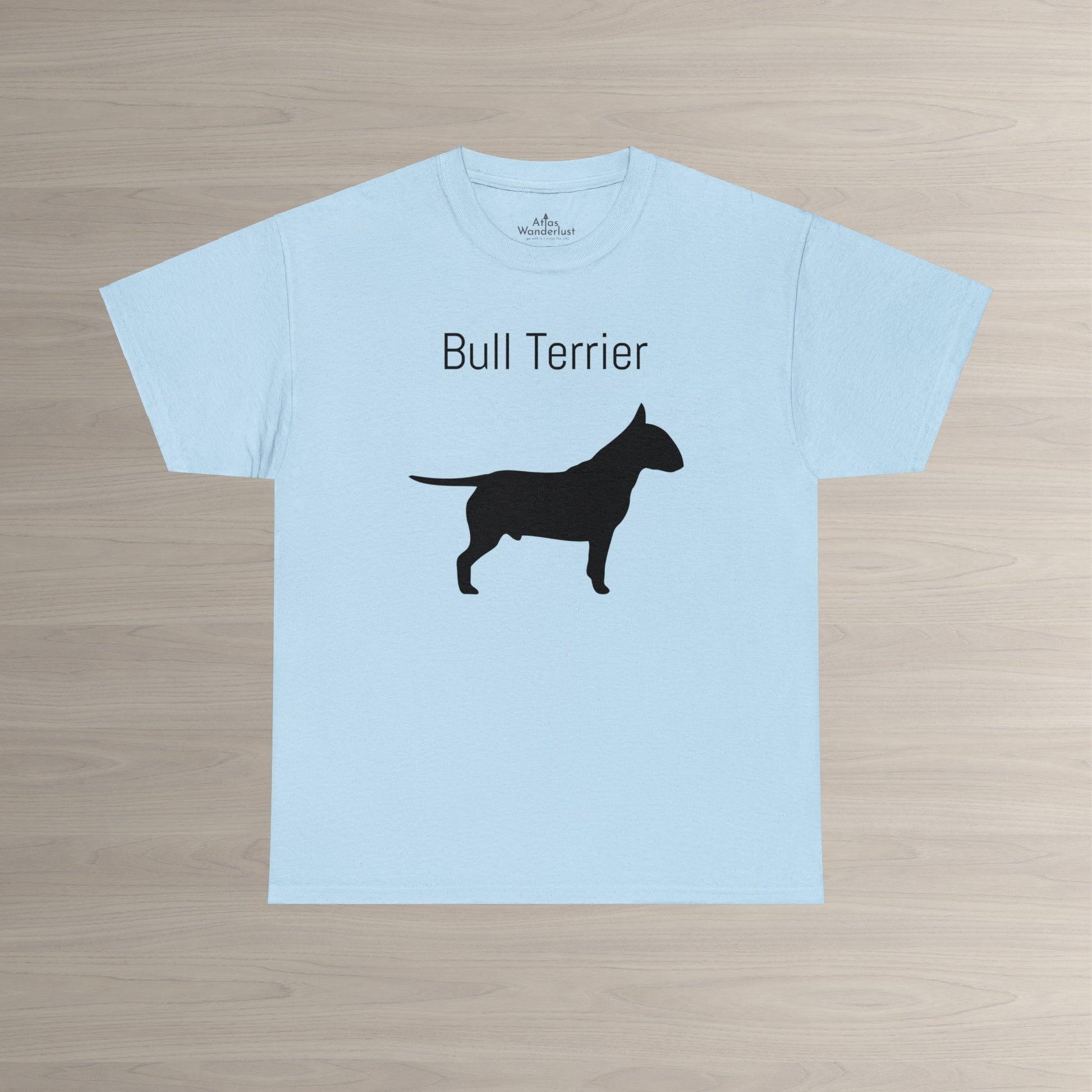 Bull Terrier T-Shirt, Bully Silhouette Tee Atlas Wanderlust