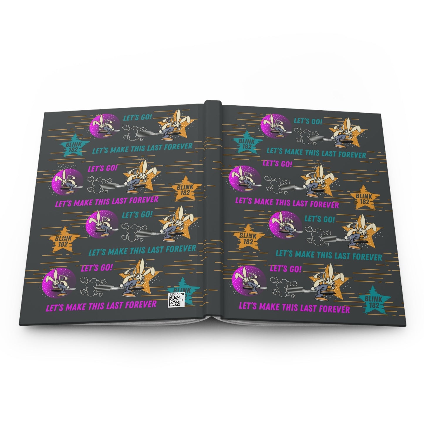 Blink 182 Notebook, First Date Atlas Wanderlust