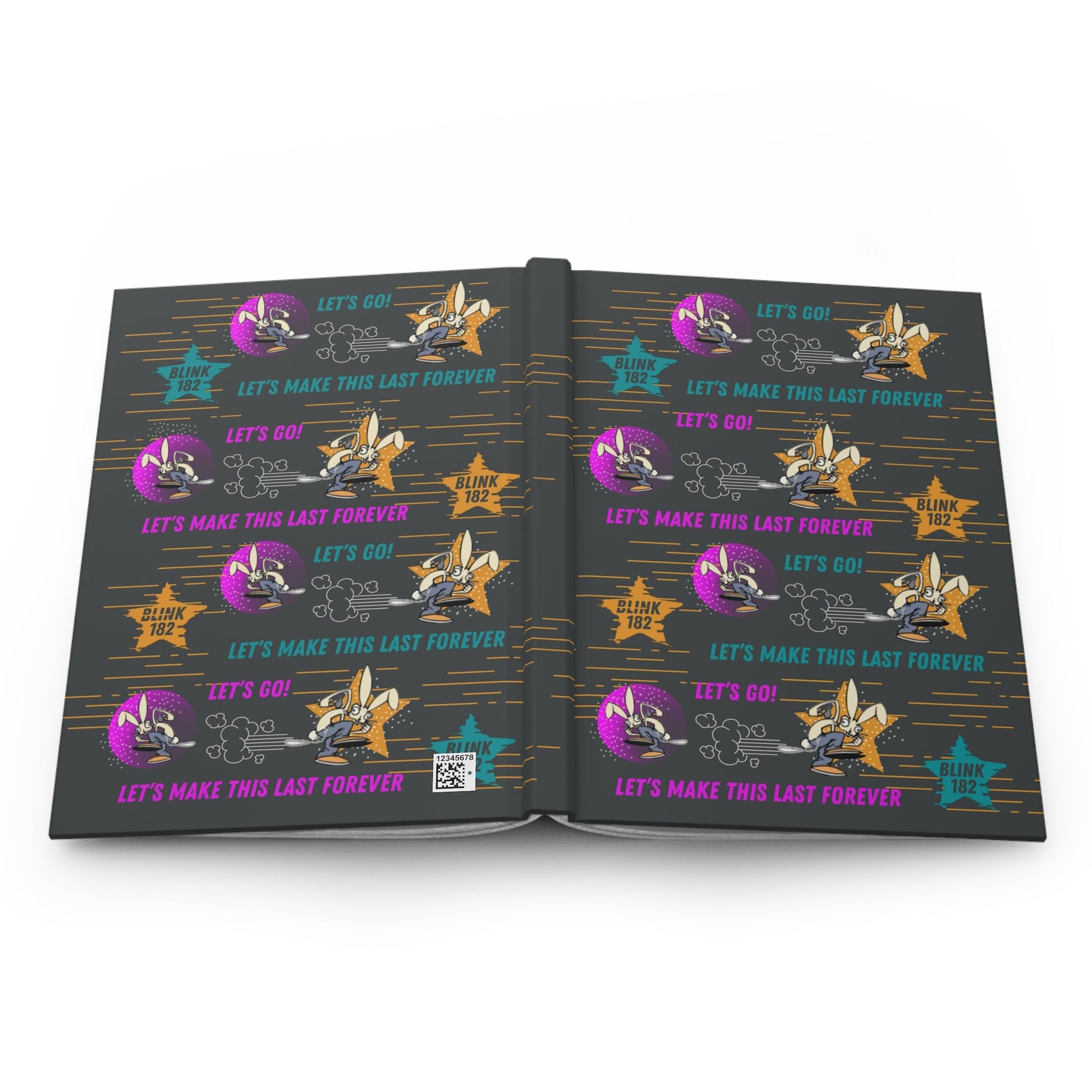 Blink 182 Notebook, First Date Atlas Wanderlust