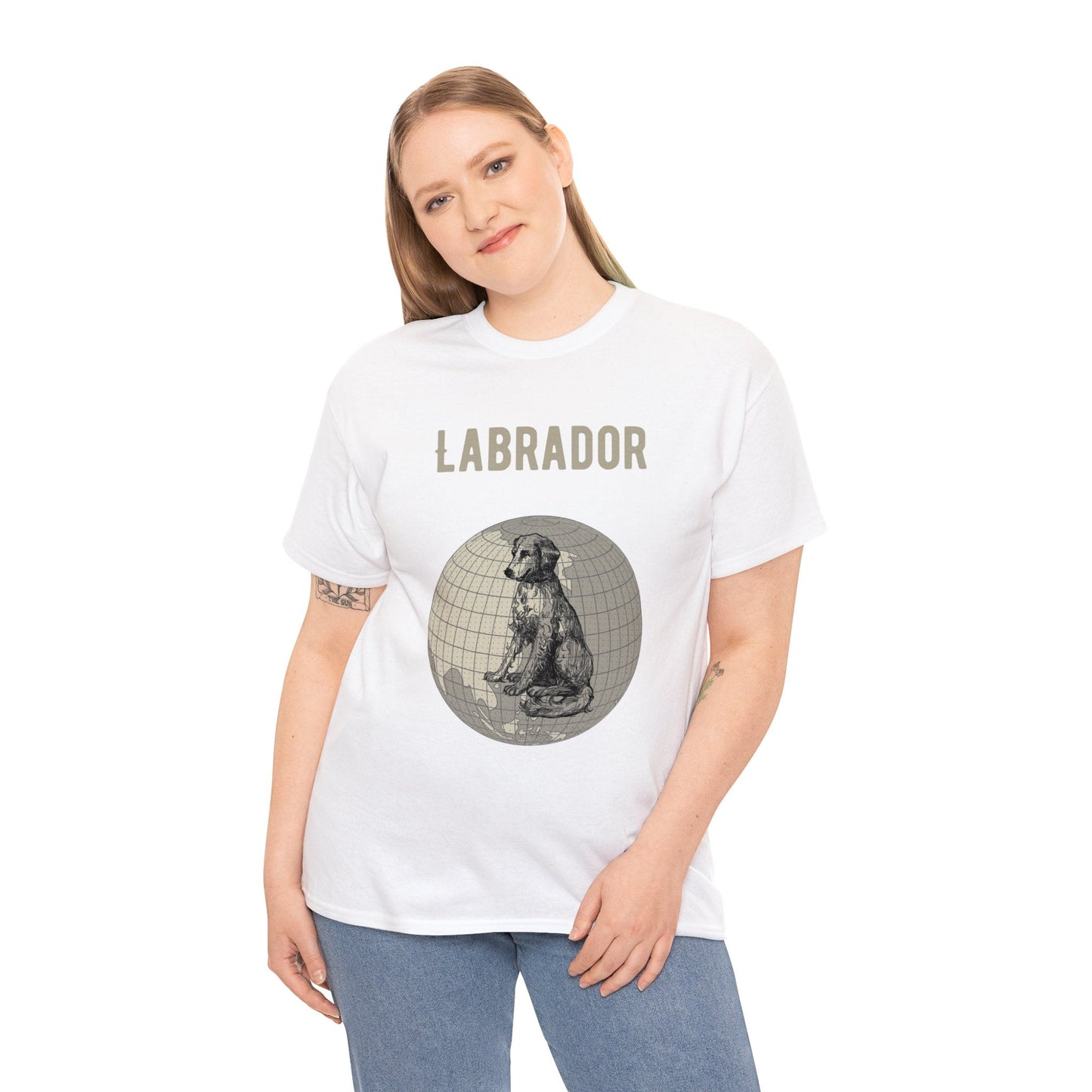 Labrador RetrieverT-Shirt, Old-World Map Tee Atlas Wanderlust