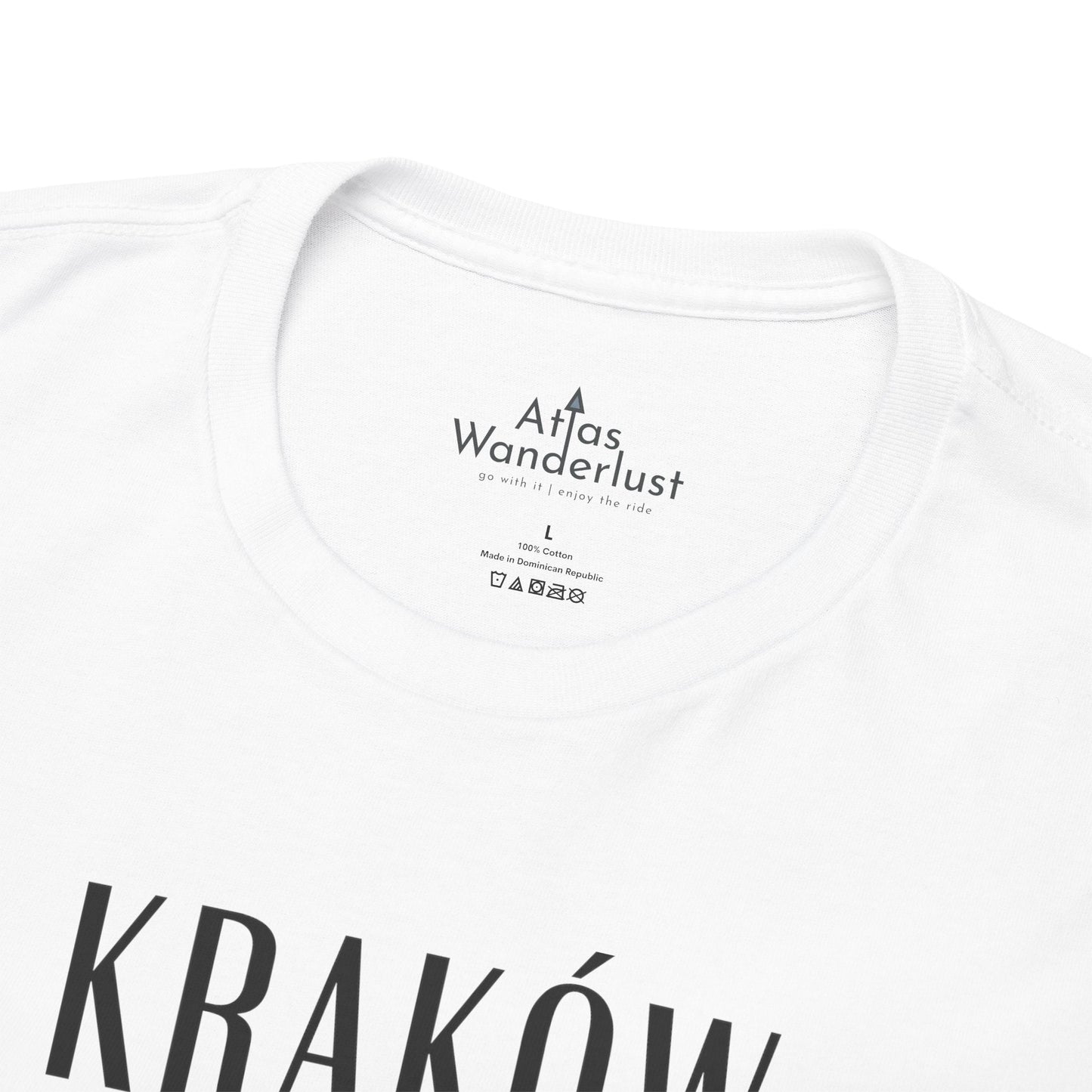Krakow, Poland Coordinates T-Shirt Unisex Atlas Wanderlust