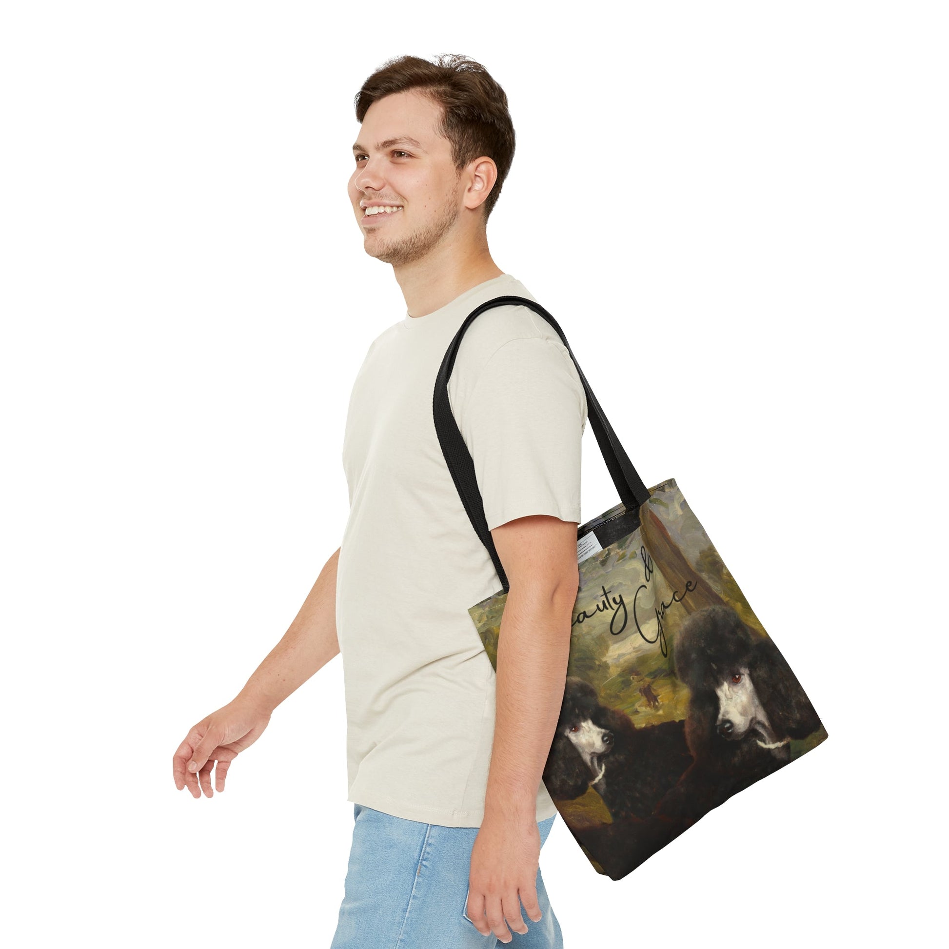 Poodle Tote, Renoir Style Atlas Wanderlust