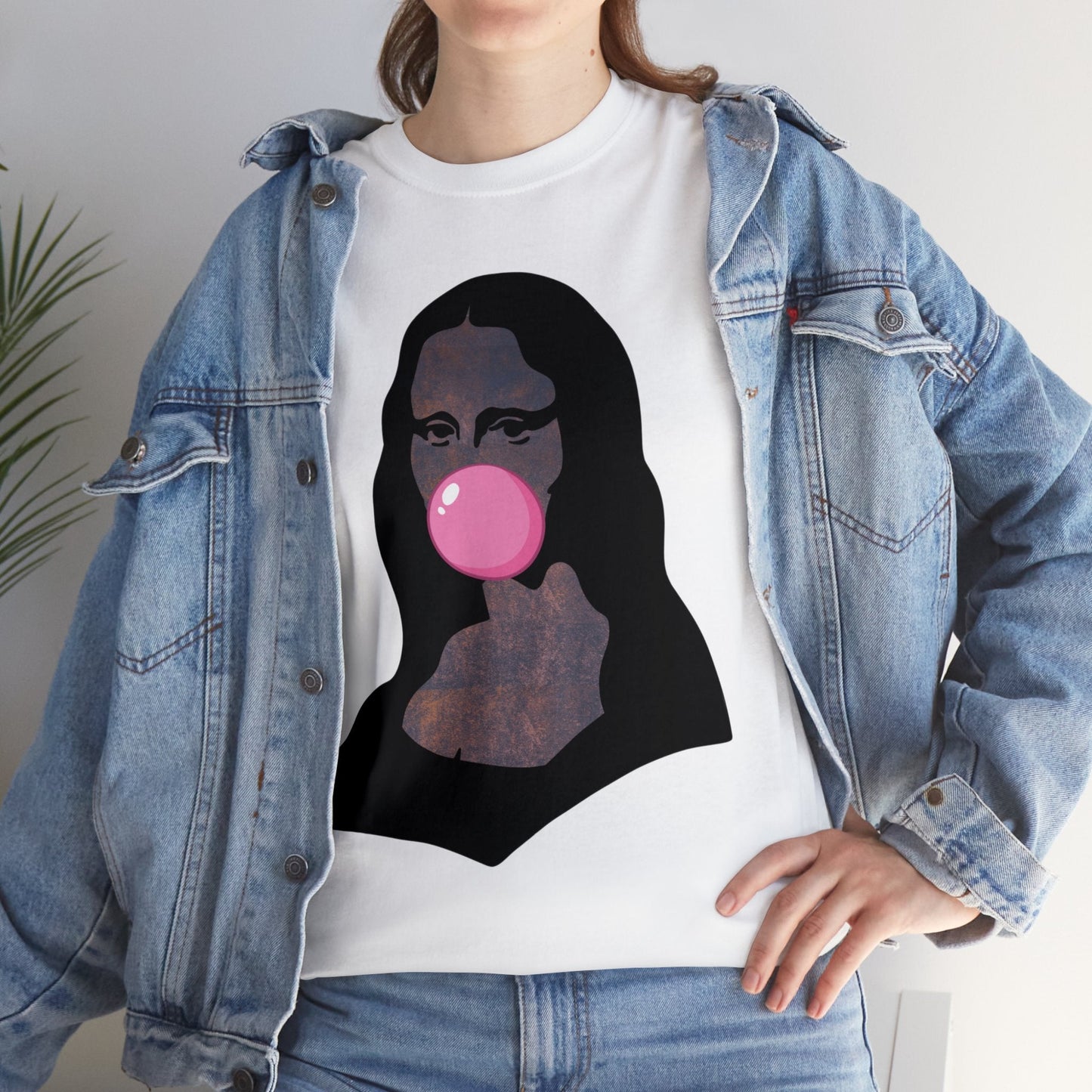 Mona Lisa Bubblegum T-Shirt Italy Humor Tee Atlas Wanderlust