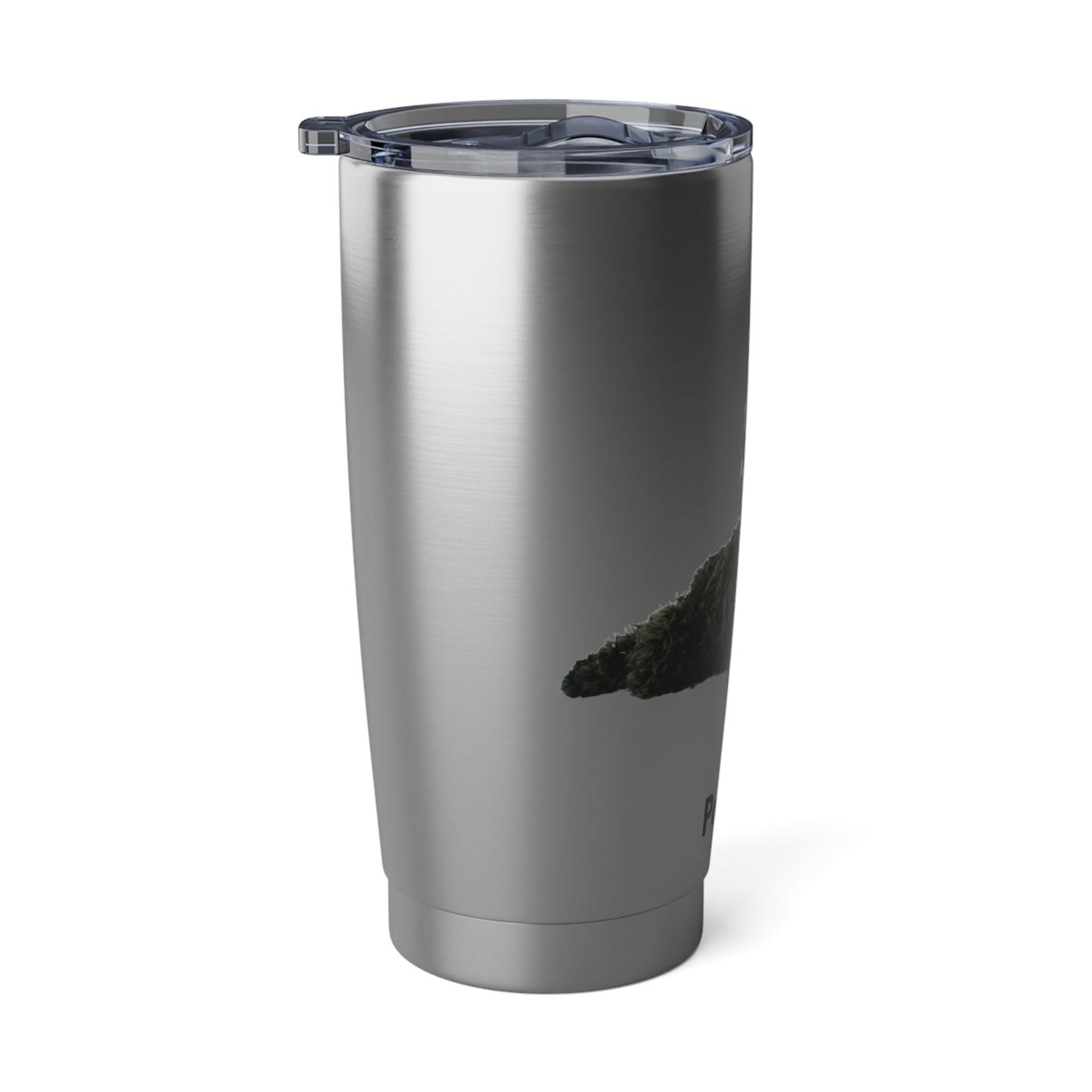 Poodle Tumbler, Spoo, 20 oz Stainless Steel Atlas Wanderlust