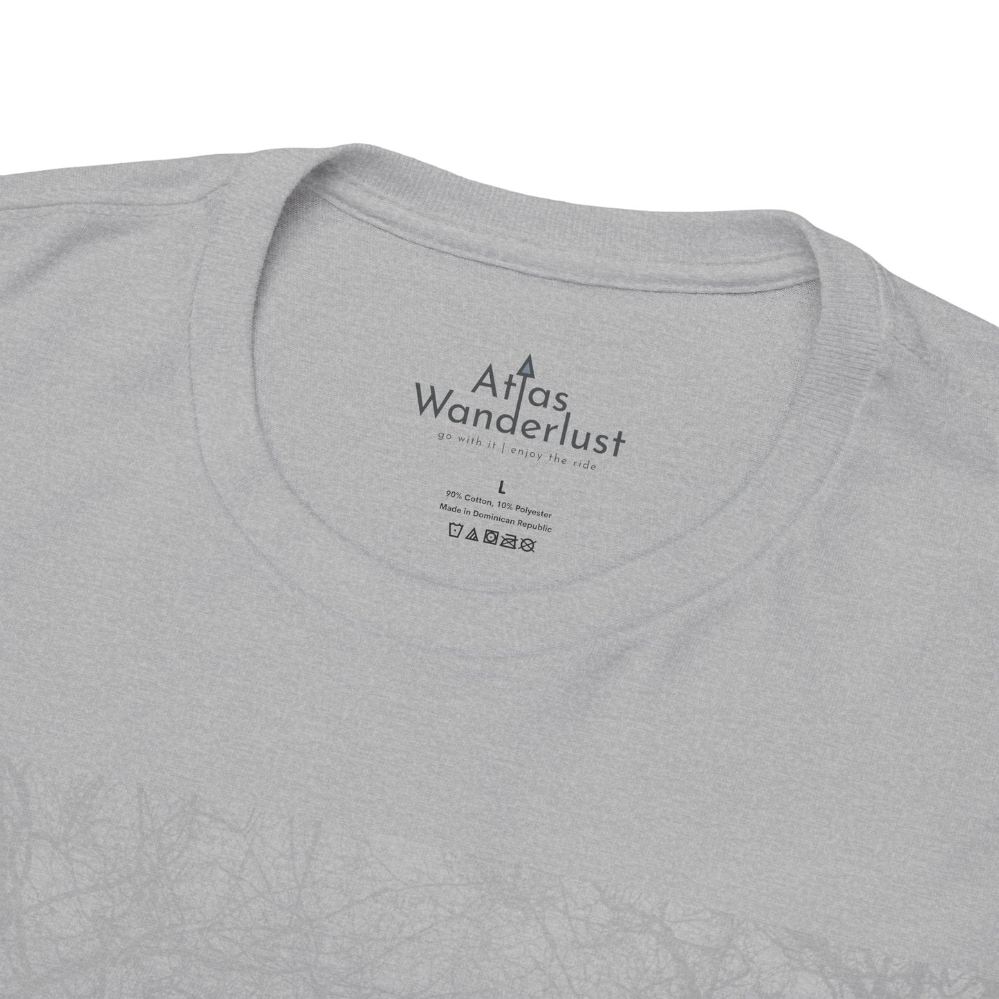 Cemetery T-Shirt, I Brake for Cemeteries Tee Atlas Wanderlust