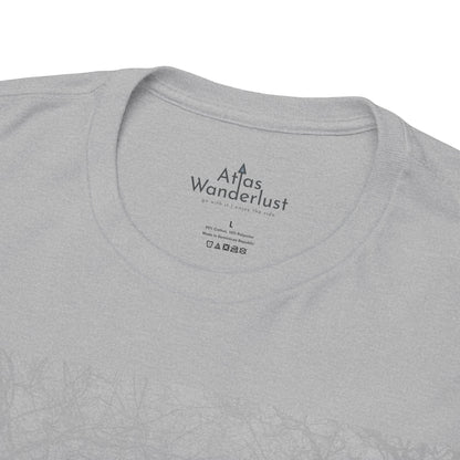 Cemetery T-Shirt, I Brake for Cemeteries Tee Atlas Wanderlust
