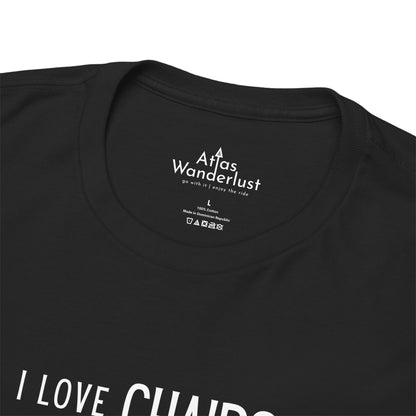 I Love Chairs T-Shirt, MCM Furniture Tee Iconic Designs Atlas Wanderlust