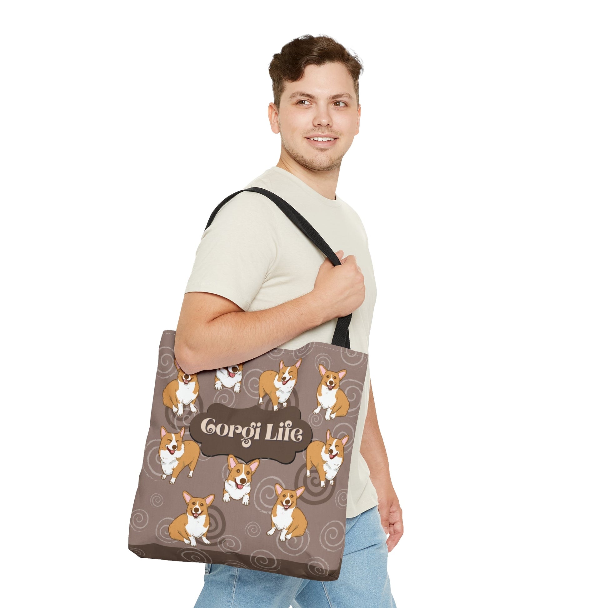 Corgi Tote Atlas Wanderlust