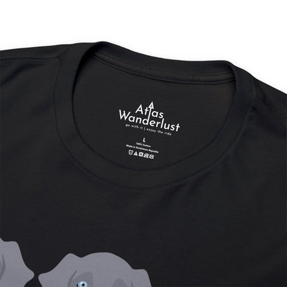 Weimaraner T-Shirt, Well-Suited Weim Tee Atlas Wanderlust