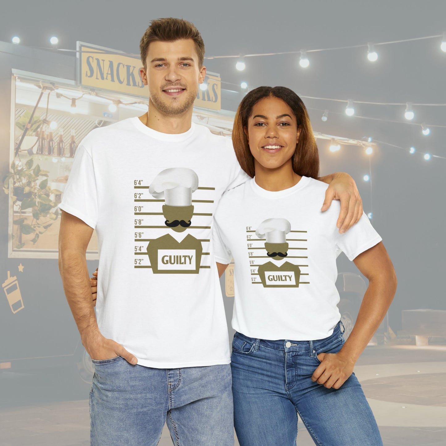 Chef Mugshot T-Shirt, Killer Cook Tee Atlas Wanderlust
