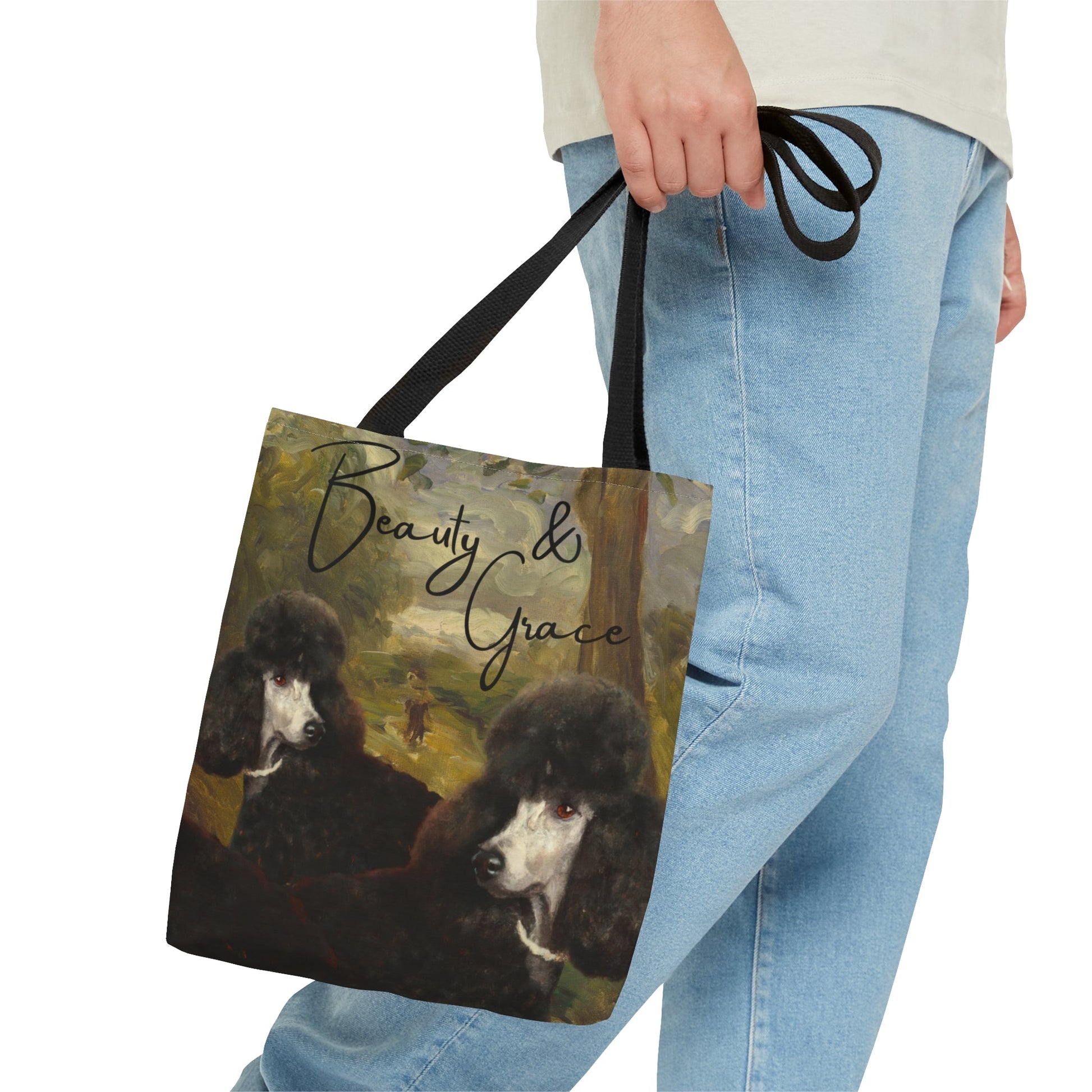 Poodle Tote, Renoir Style Atlas Wanderlust