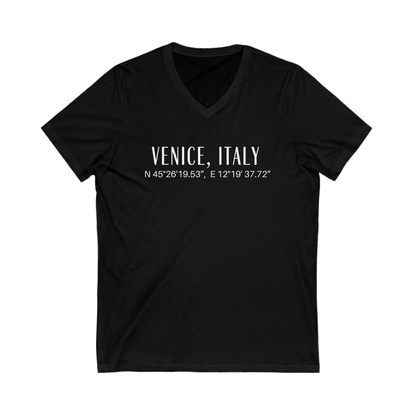Venice, Italy Coordinates V-Tee Atlas Wanderlust