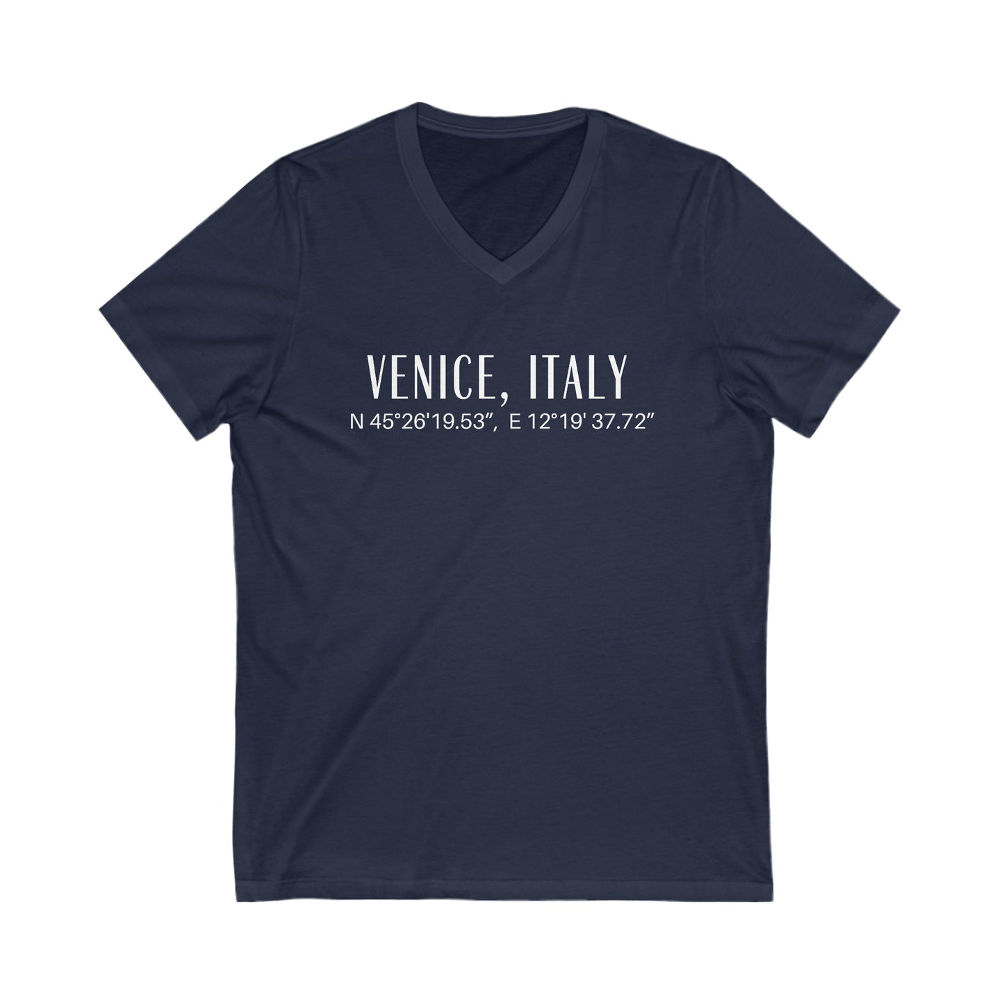 Venice, Italy Coordinates V-Tee Atlas Wanderlust