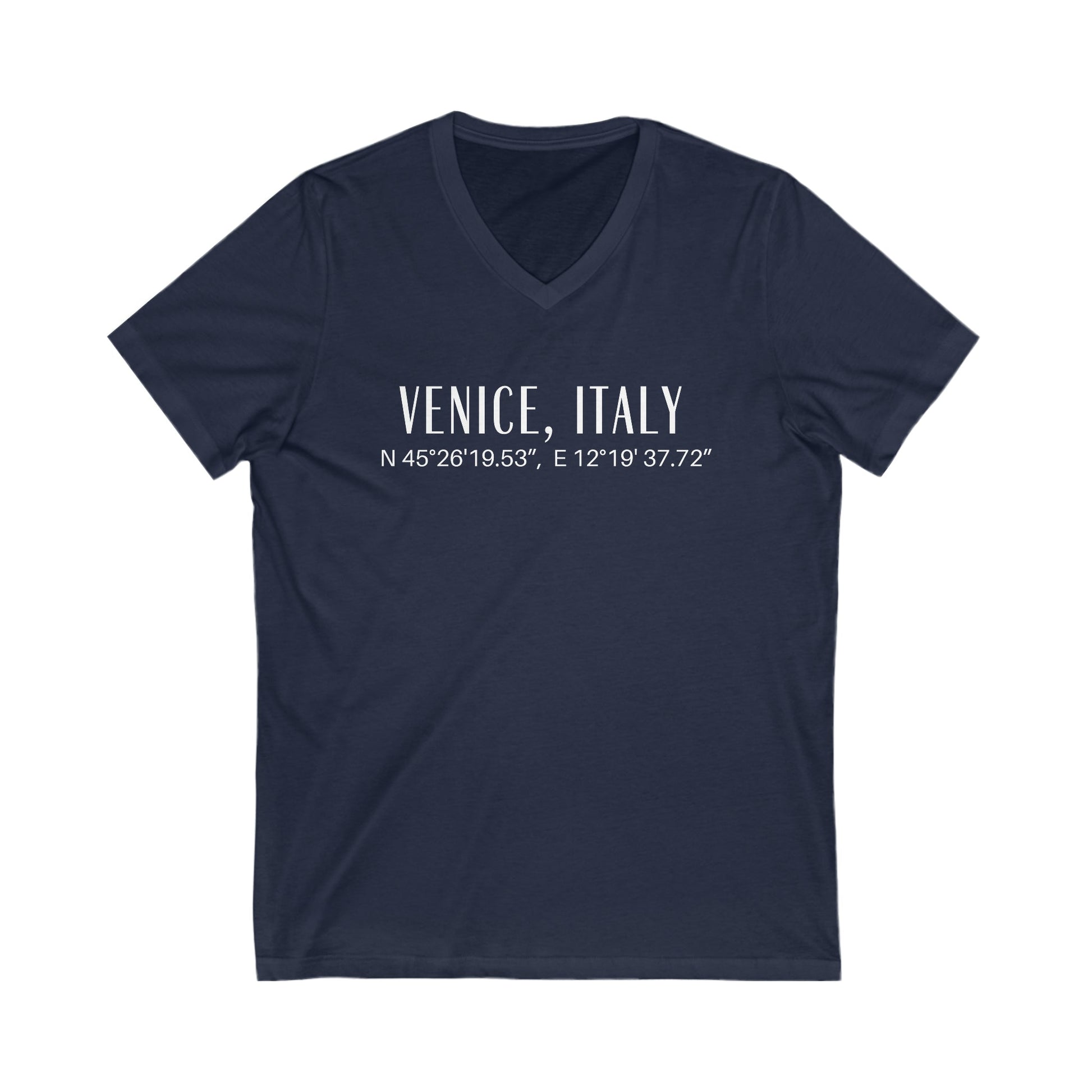 Venice, Italy Coordinates V-Tee Atlas Wanderlust