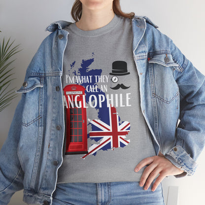 Anglophile unisex short sleeve shirt featuring London England inspired classic fit design