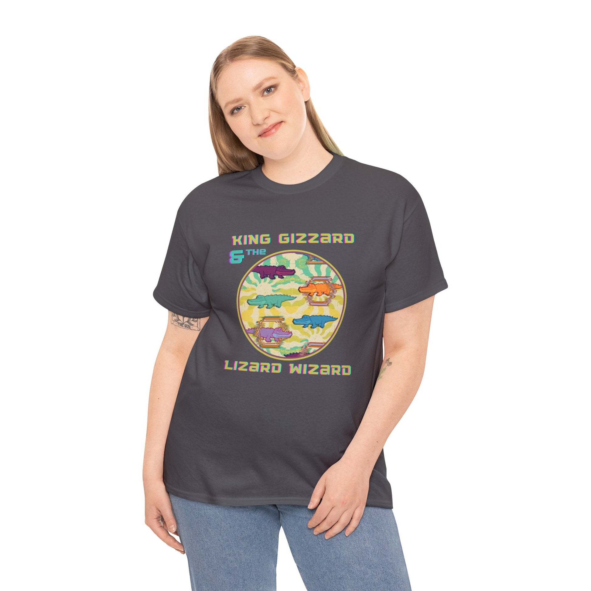 King Gizzard & Wizard Lizard T-Shirt, KGLW Alligator Atlas Wanderlust