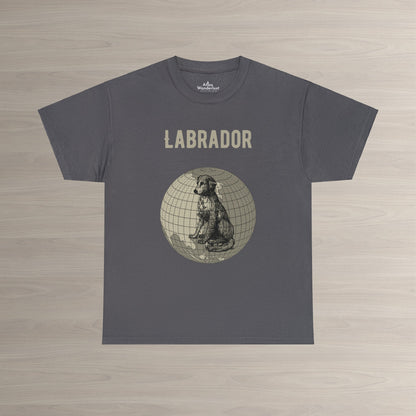 Labrador RetrieverT-Shirt, Old-World Map Tee Atlas Wanderlust