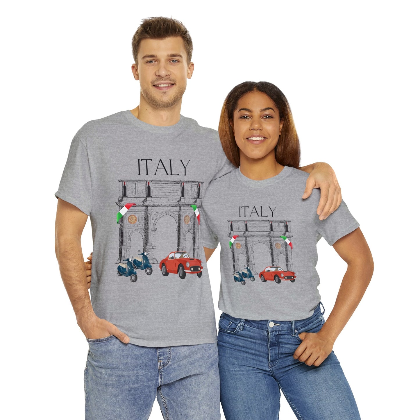 Italy T-Shirt Italian Culture Tee Italia Unisex Classic Fit Atlas Wanderlust